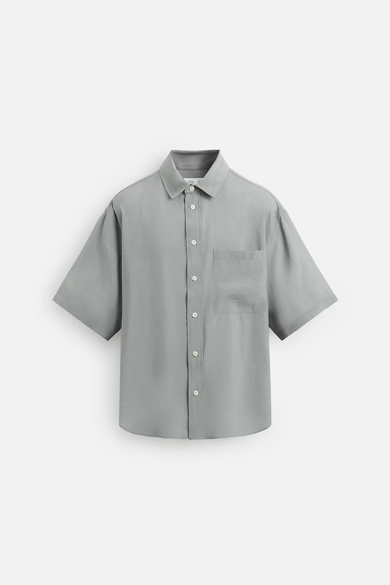 RELAXED FIT FLOWY SHIRT