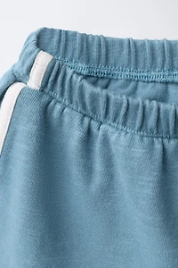 ENSEMBLE T-SHIRT ET SHORT À INSCRIPTION