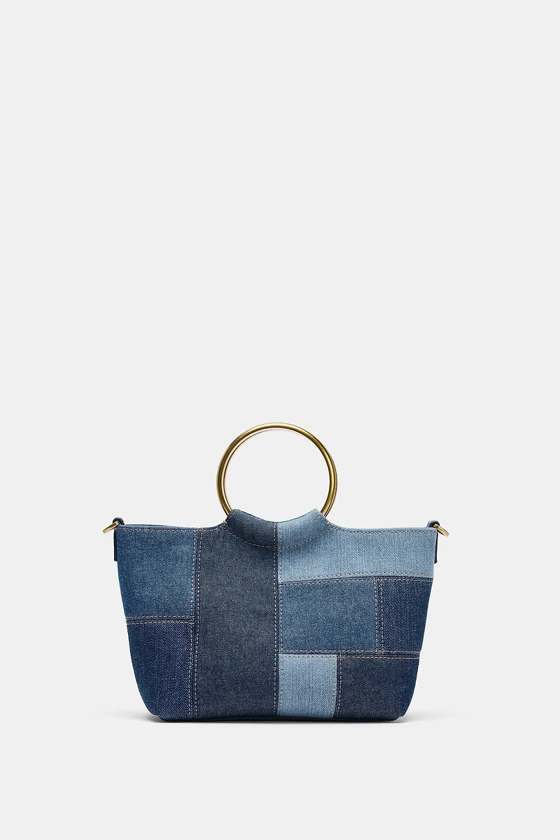 MINI SAC SEAU PATCHWORK