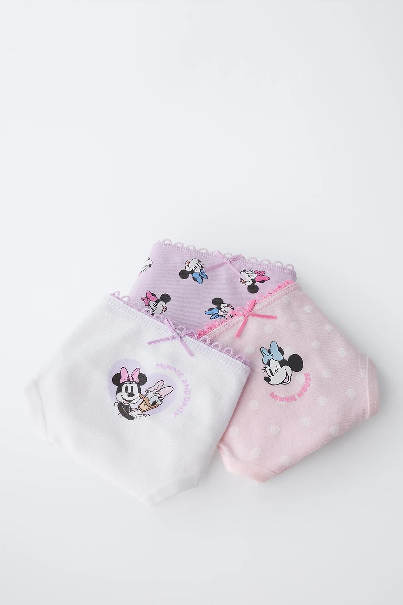 2-6 ANS/ LOT DE TROIS CULOTTES MINNIE MOUSE & DAISY © DISNEY