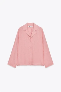 ZW COLLECTION 100% LINEN SHIRT