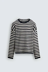 LIGHTWEIGHT STRIPED SWEATER