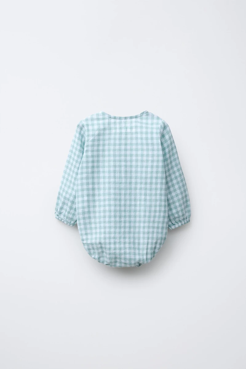 GINGHAM BODYSUIT