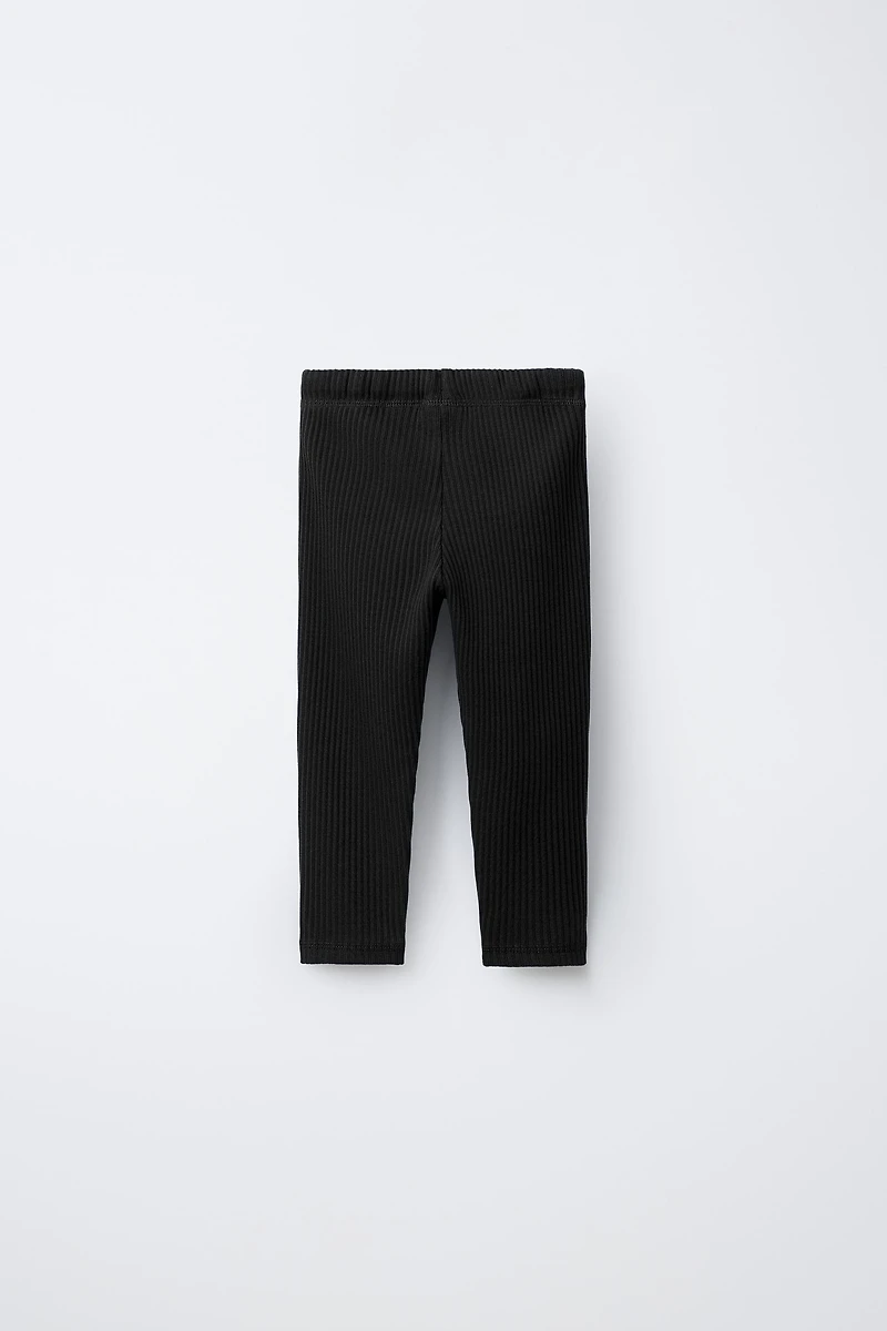 PLAIN LEGGINGS WITH LABEL