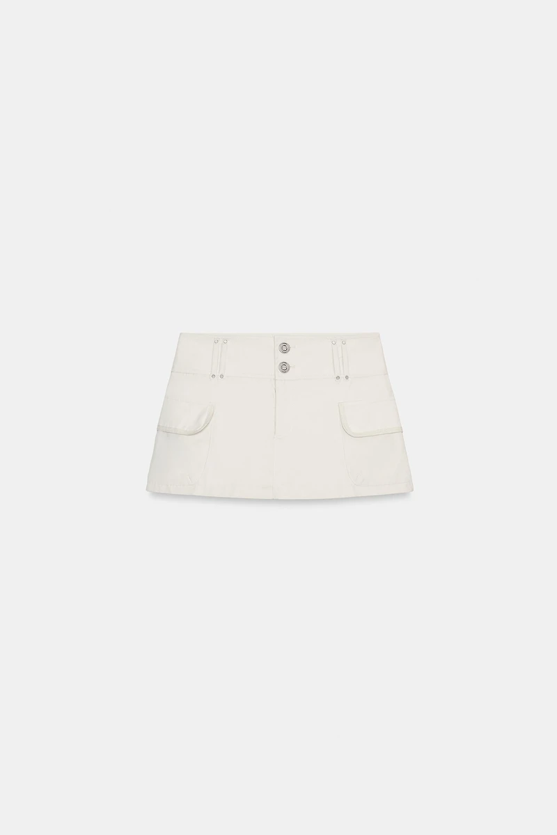 JUPE-PANTALON À POCHES