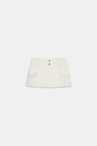 JUPE-PANTALON À POCHES