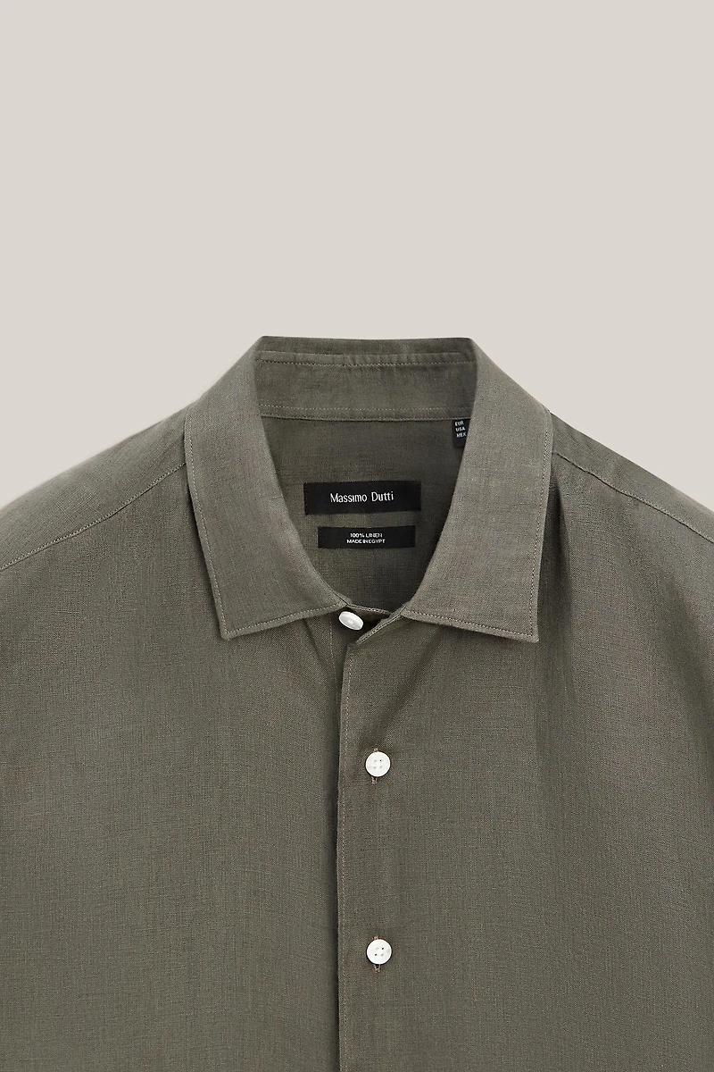 Extra fine 100% linen shirt - LIMITED EDITION