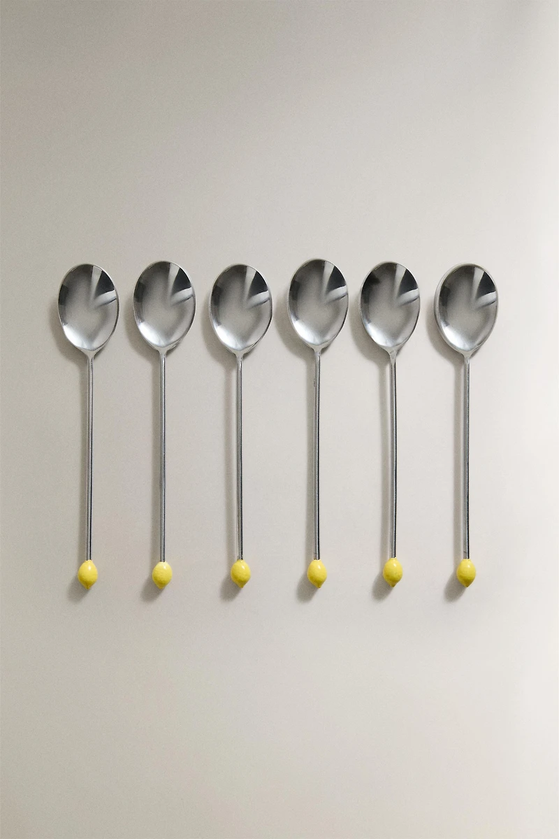 PACK OF STEEL LEMON SPOONS (PACK OF 6)