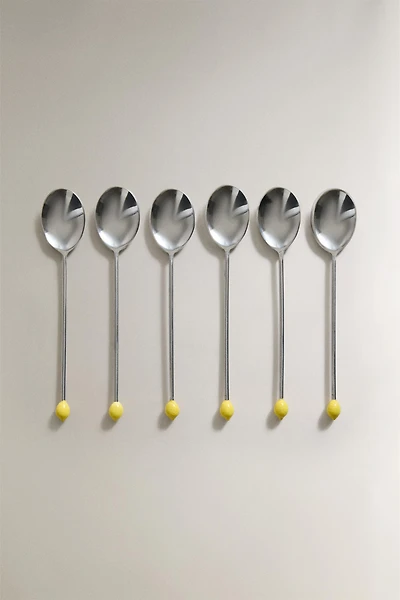 PACK OF STEEL LEMON SPOONS (PACK OF 6)