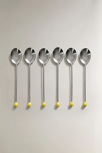 PACK OF STEEL LEMON SPOONS (PACK OF 6)
