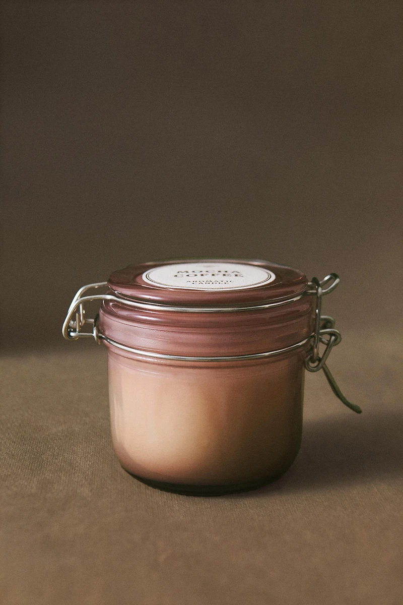 (120 G) MOCHA COFFEE SCENTED CANDLE