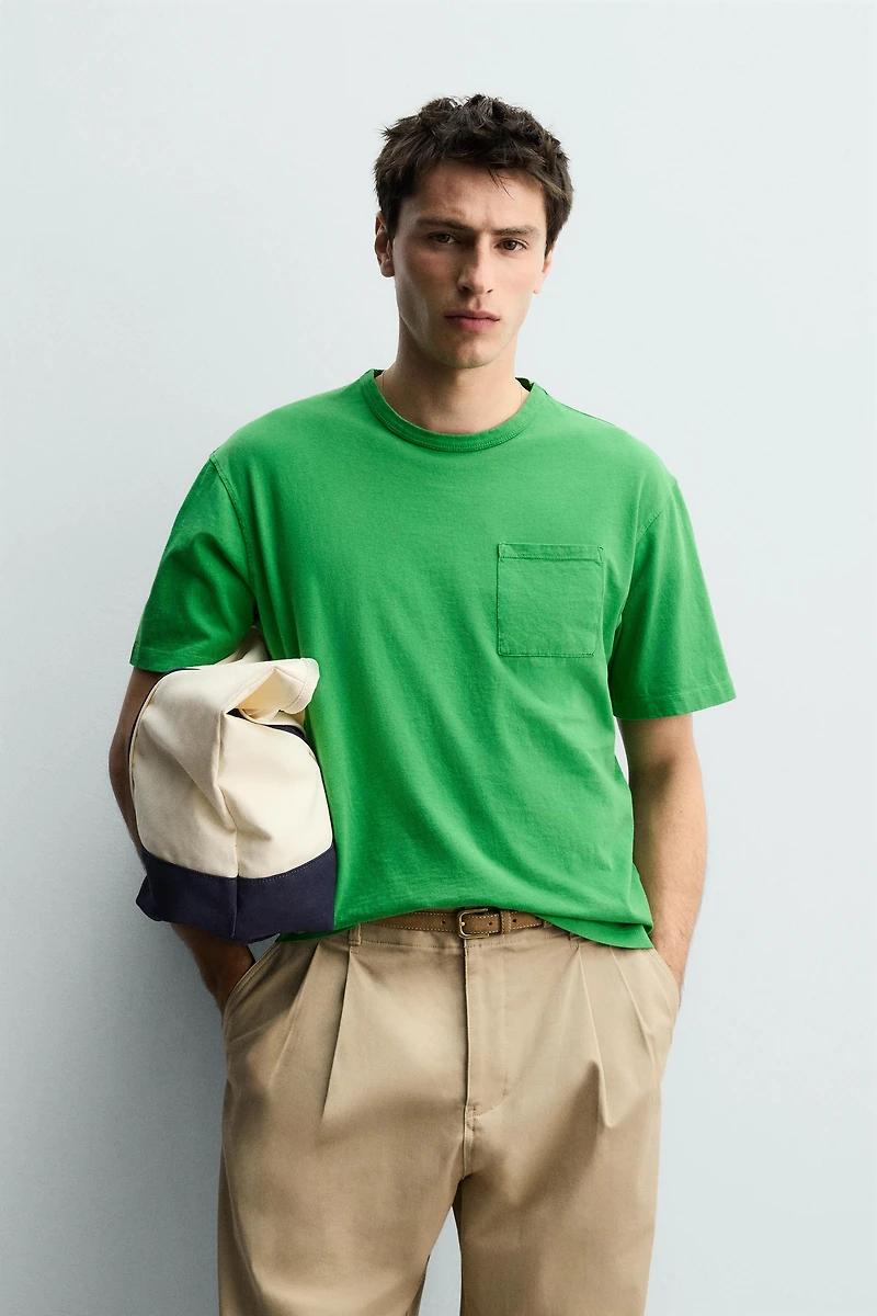 RELAXED FIT POCKET T-SHIRT