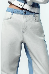 JEAN DROIT TAILLE MOYENNE COMBINÉ Z1975