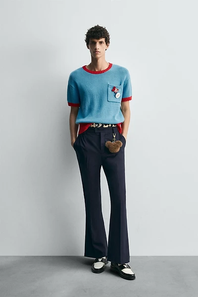 T-SHIRT EN MAILLE CONTRASTE HARRY LAMBERT FOR ZARA X DISNEY