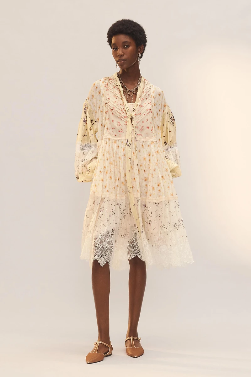 LIMITED EDITION PRINTED PATCHWORK DRESS