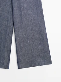 Jean palazzo taille haute