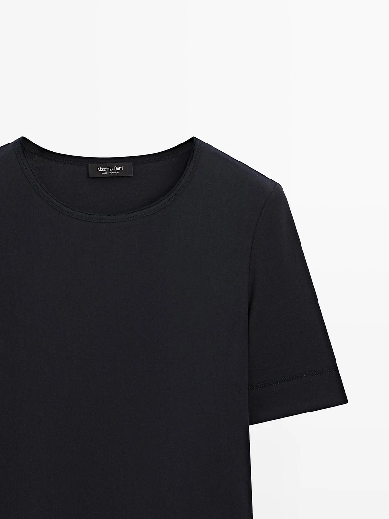 Cotton blend T-shirt