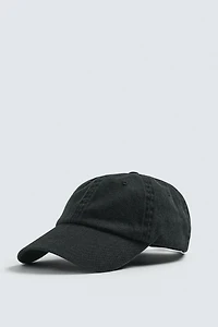 CASQUETTE EN COTON DÉLAVÉ