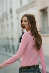 FINE KNIT WOOL JUMPER