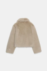 DOUBLE-FACED FAUX FUR JACKET