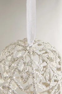 HERRINGBONE CHRISTMAS TREE ORNAMENT