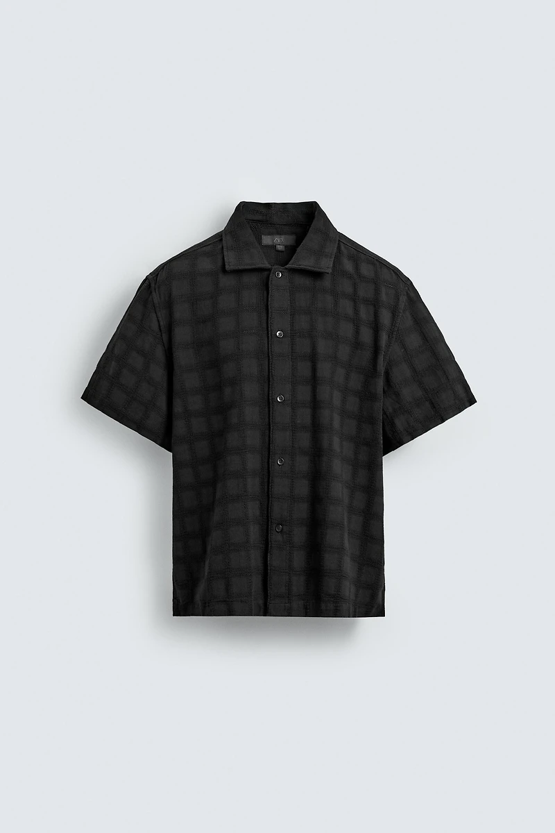 WASHED TEXTURED SHIRT