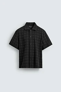 WASHED TEXTURED SHIRT