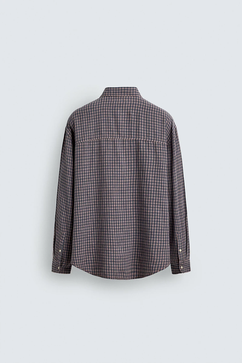 PLAID WESTERN SHIRT