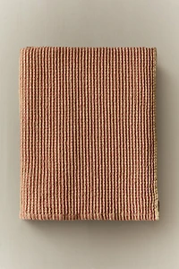 TWO-TONE WAFFLE BATH TOWEL