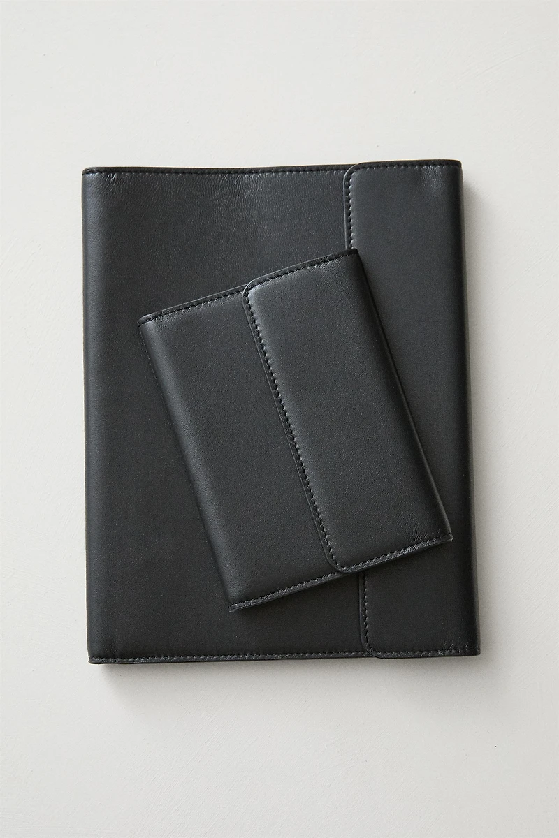 LEATHER DAILY PLANNER COVER
