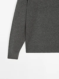 100% cashmere knit sweater