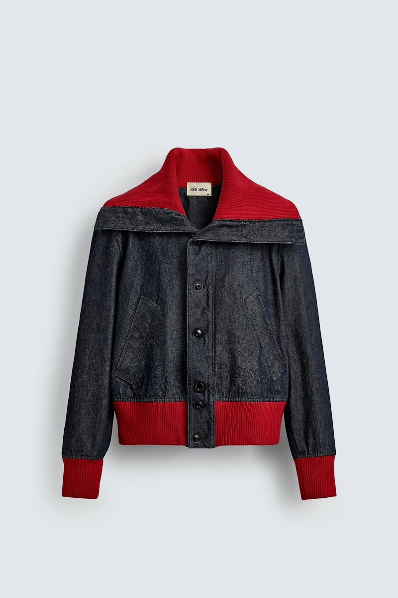 VESTE EN DENIM RIB HARRY LAMBERT FOR ZARA X DISNEY
