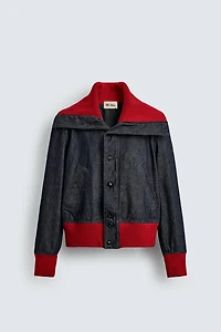 VESTE EN DENIM RIB HARRY LAMBERT FOR ZARA X DISNEY