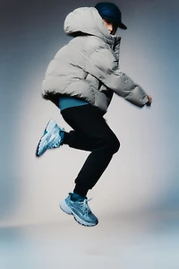 MANTEAU MATELASSÉ ZIPS DÉPERLANT