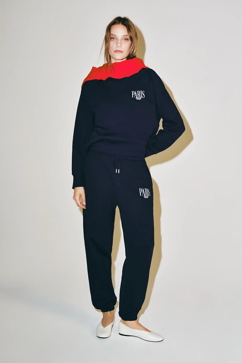 TEXT JOGGER PANTS