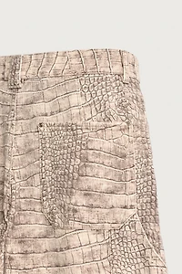 ANIMAL PRINT RELAXED FIT PANTS