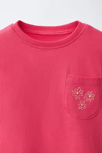 EMBROIDERED POCKET T-SHIRT