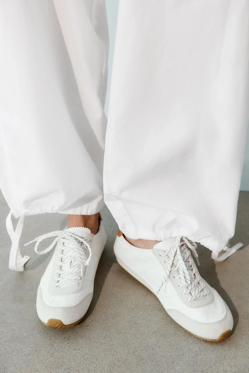 DERBY SNEAKERS WITH HEEL DETAIL
