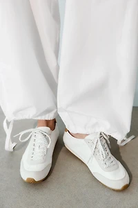 DERBY SNEAKERS WITH HEEL DETAIL