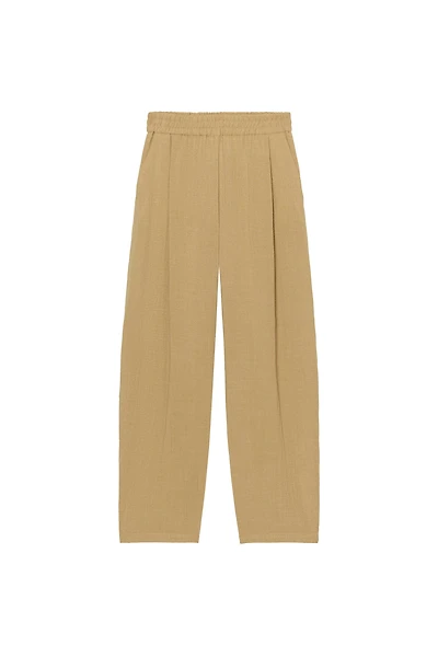 FLOWY ELASTIC WAIST PANTS SET