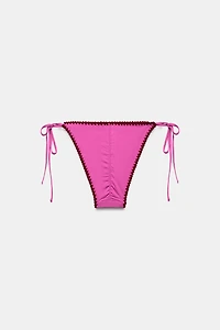 SEAMED BIKINI BOTTOMS