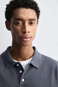 POLO DÉLAVÉ RELAXED FIT