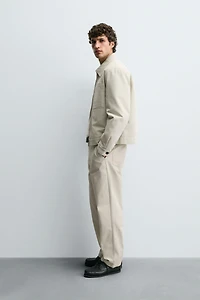 QUILTED POCKET OVERSHIRT