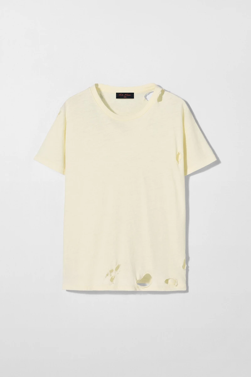 T-SHIRT À DÉCHIRURES KATE MOSS X ZARA