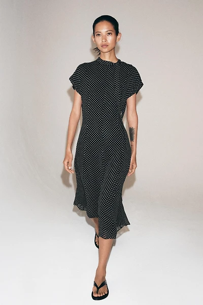 ROBE MI-LONGUE À POIS ZW COLLECTION