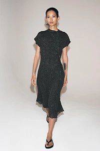 ROBE MI-LONGUE À POIS ZW COLLECTION