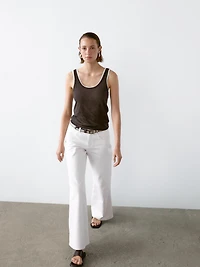 Débardeur double 100 % coton