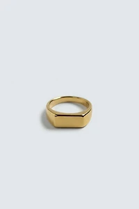 STAINLESS STEEL SIGNET RING