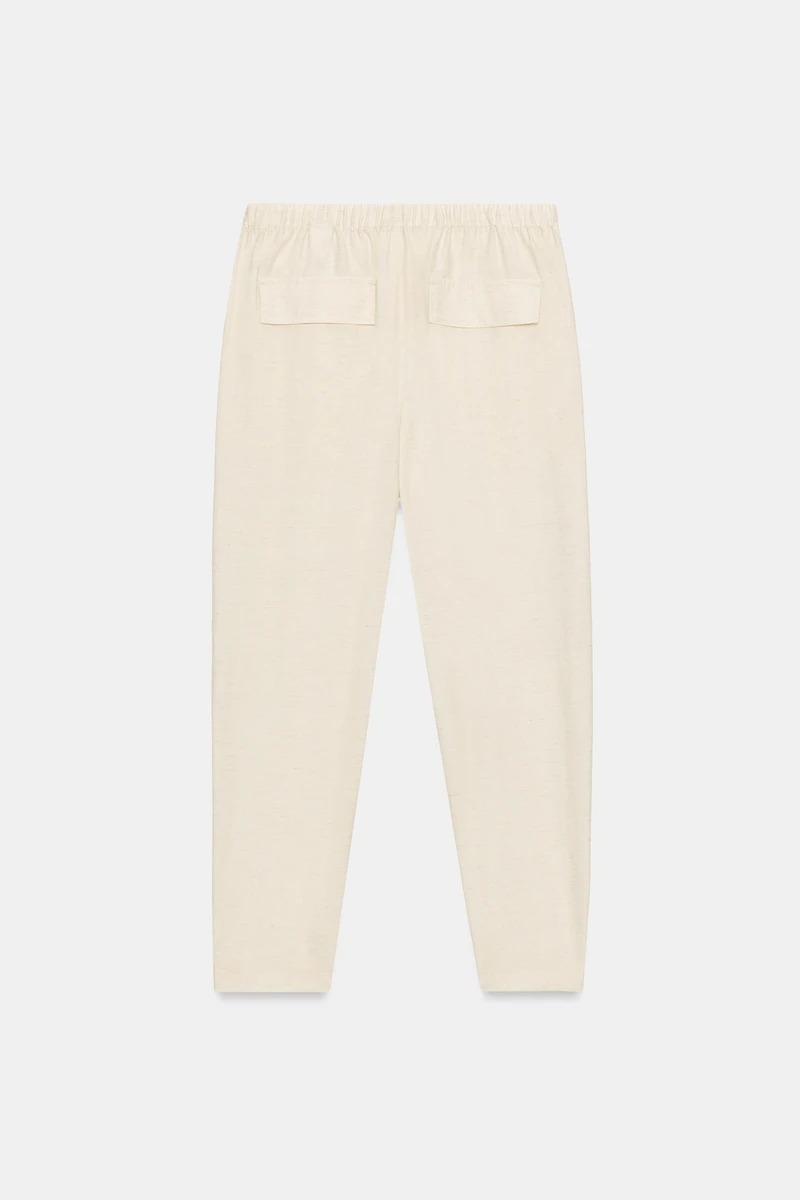PANTALON À TAILLE ÉLASTIQUE