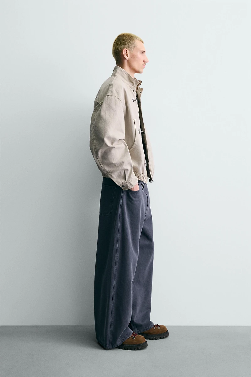 CROPPED FIT FIREMAN CLASP JACKET